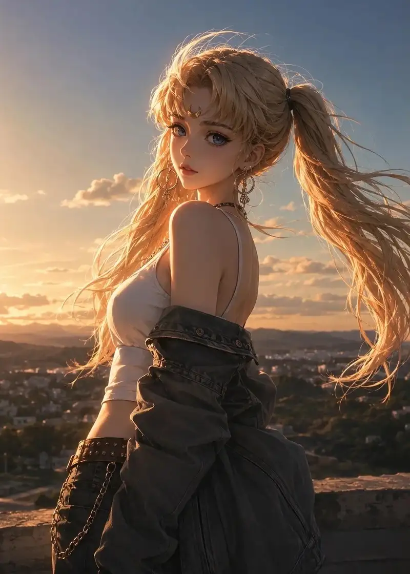 hình ảnh anime nữ ngầu cá tính độc đáo độ phân giải cao