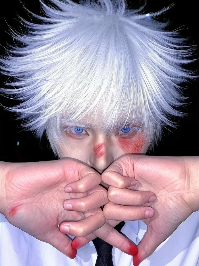 Ảnh Cosplay Gojo thể hiện vẻ ngoài đầy cuốn hút