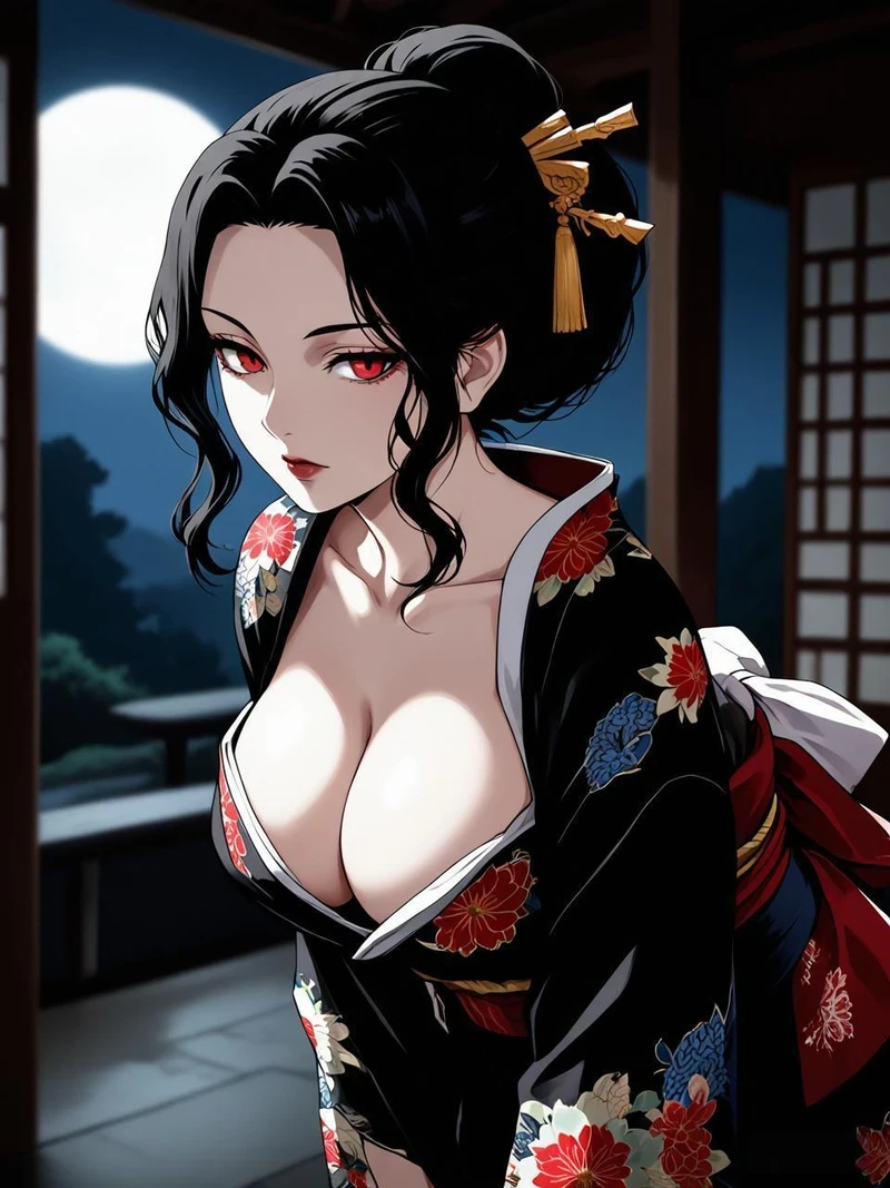 Ảnh Daki hentai cởi đồ lộ hàng đầy dâm đãng