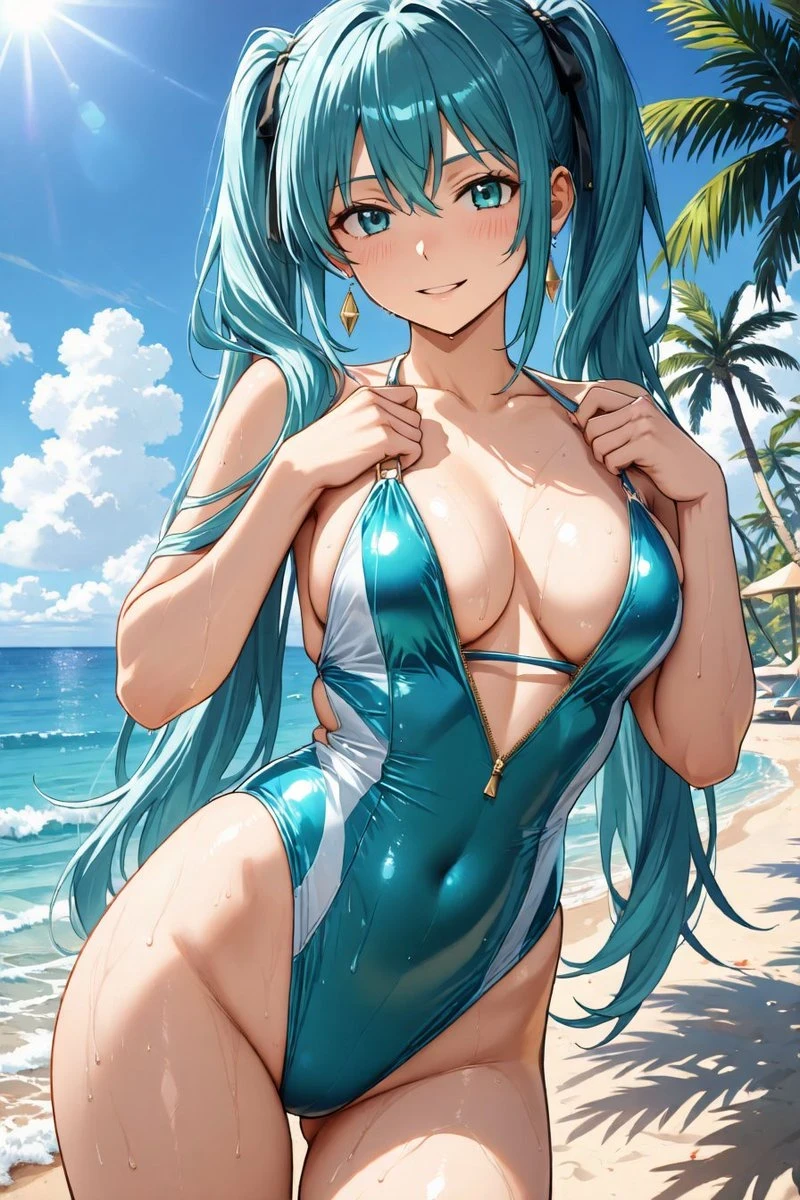 Ảnh Hatsune Miku hentai vú to tròn gợi tình