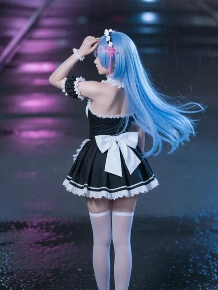 Ảnh Rem Cosplay khắc họa nét đẹp nhẹ nhàng