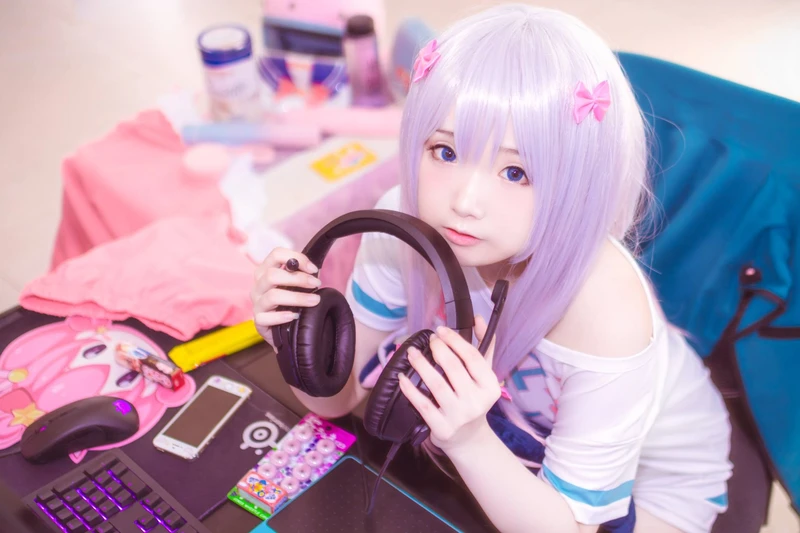 Ảnh Sagiri Izumi cosplay dễ thương đáng yêu