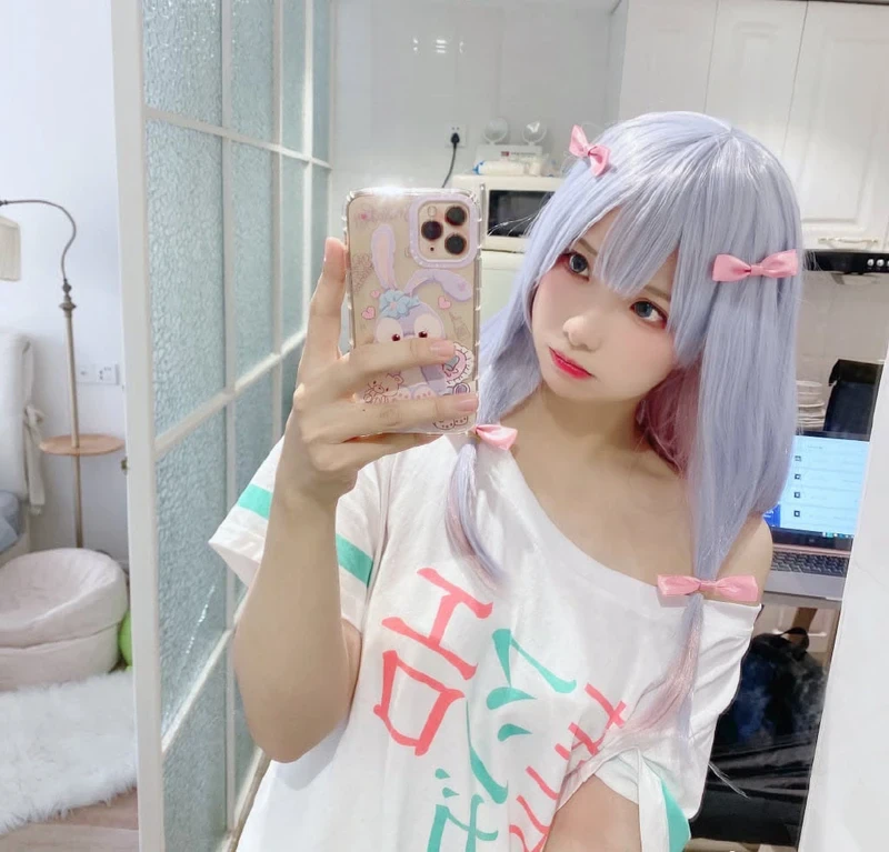 Ảnh Sagiri Izumi cosplay ngọt ngào duyên dáng