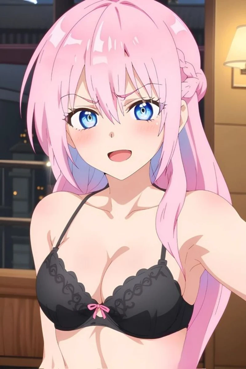Ảnh Shikimori hentai tóc hồng gợi cảm