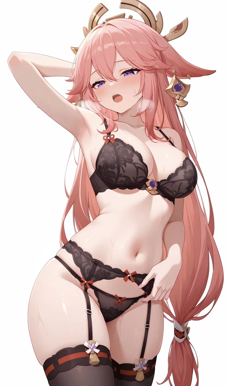 Ảnh Yae Miko hentai khí phách gợi cảm