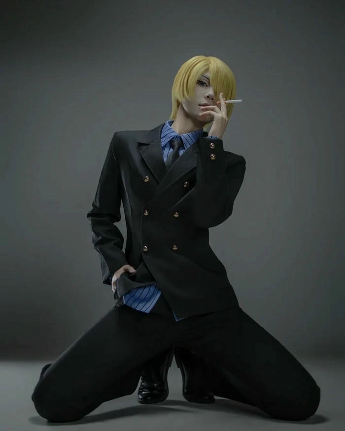 Ảnh cosplay anime với đường nét gương mặt hài hòa