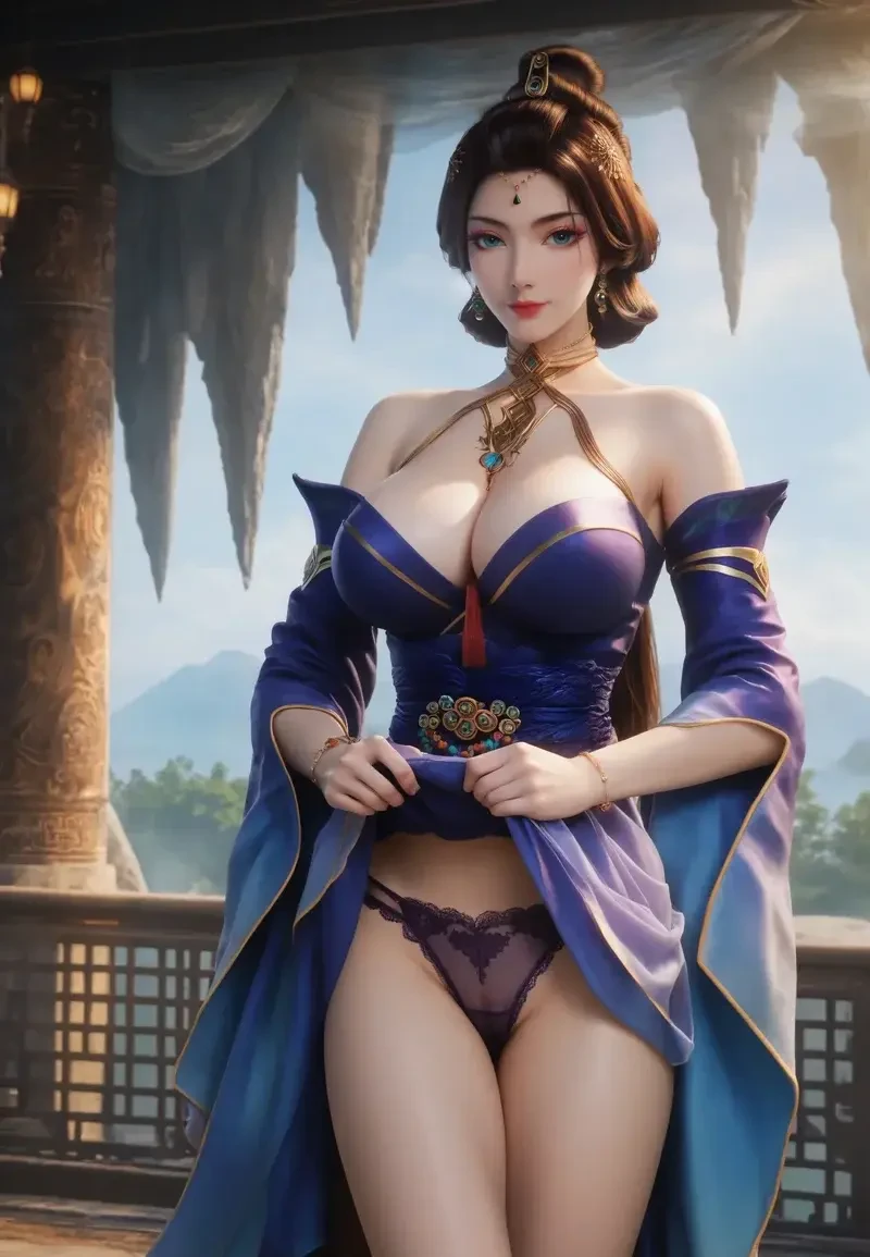 Ảnh sex 3D Phàm Nhân Tu Tiên vòng 1 khủng tròn đầy quyến rũ