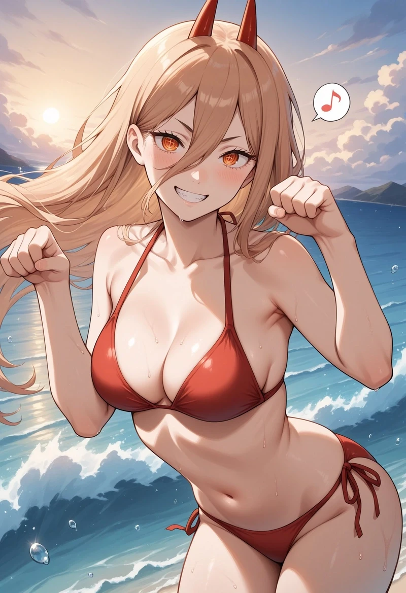 Anime Power bikini cá tính cực hot