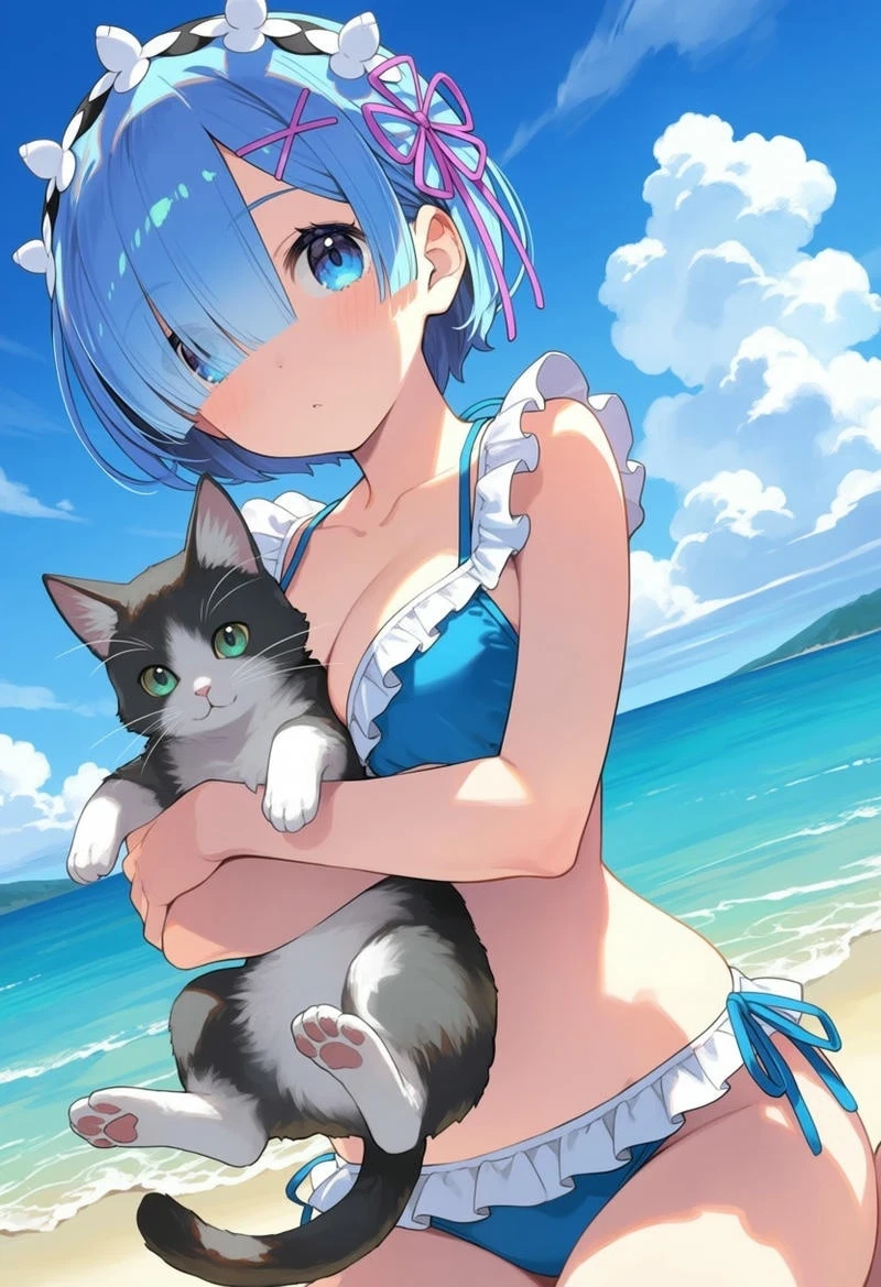 Anime Rem Re Zero vẻ đẹp ngọt ngào