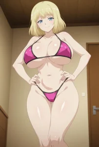 Anime bikini ngực to dáng người mẫu