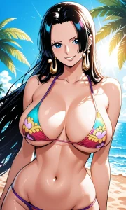 Anime hentai R34 Boa Hancock vú to tròn gợi tình