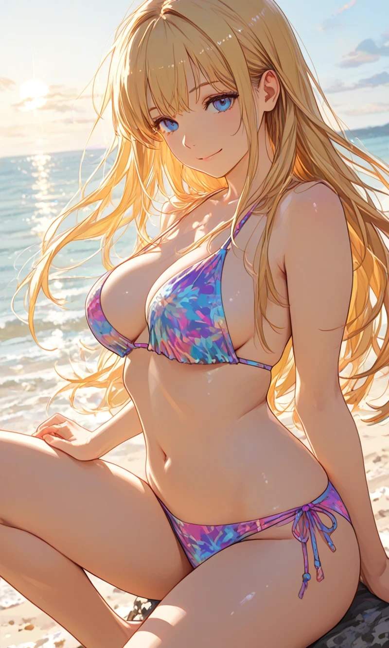 Bikini ướt át khoe ngực to nóng bỏng