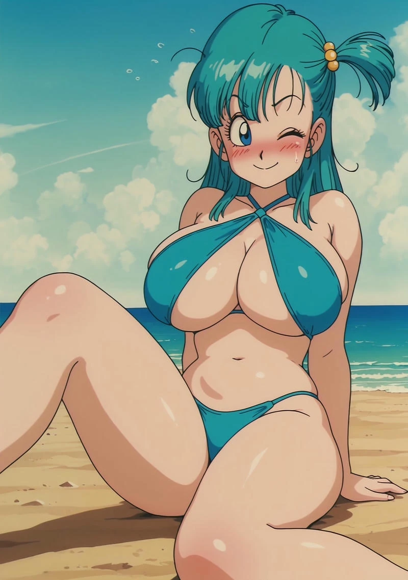 Bulma Dragon Ball thân hình cực ngon