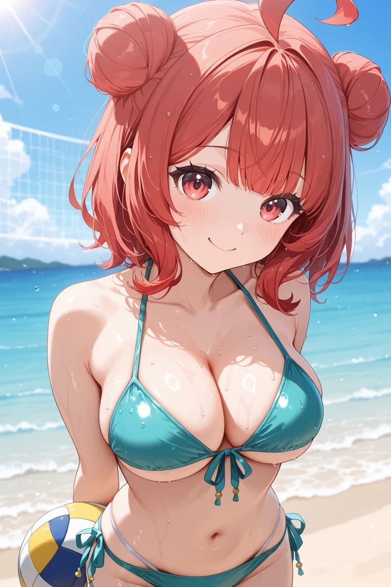 Cô gái anime bikini gợi cảm lộ hàng