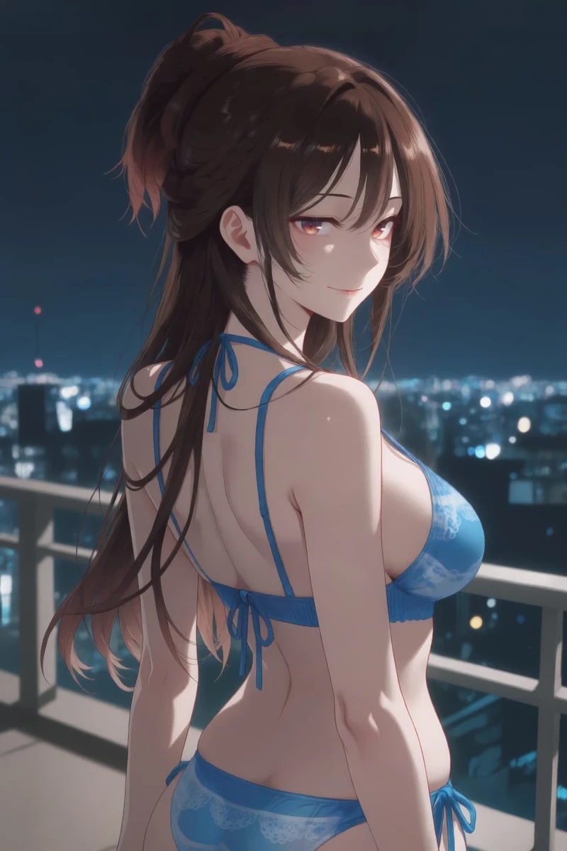 Cô gái anime show hàng vú to tròn quyến rũ