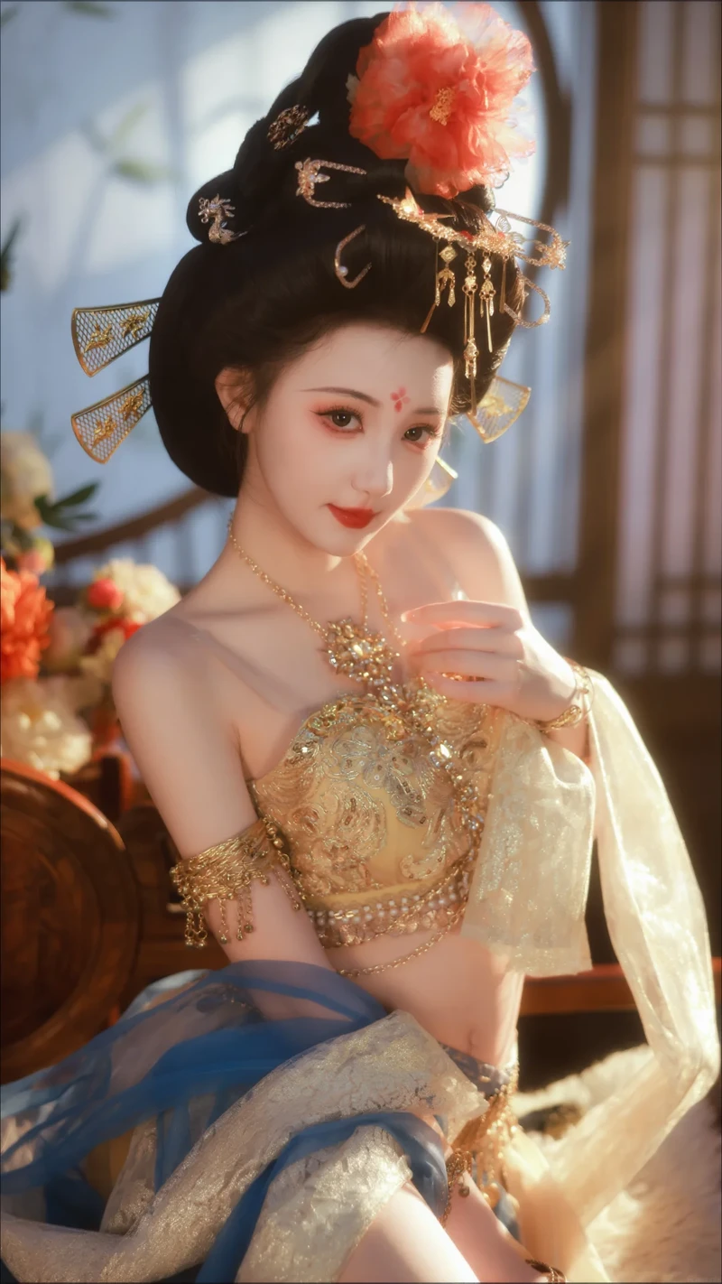 Gái đẹp cổ trang không che mông đít quyến rũ