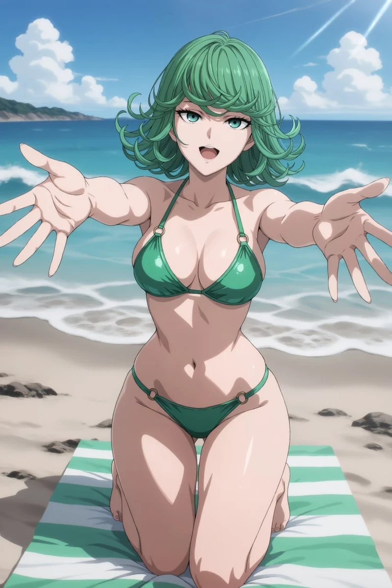 Gái anime bikini nhỏ khoe ngực đầy nóng bỏng