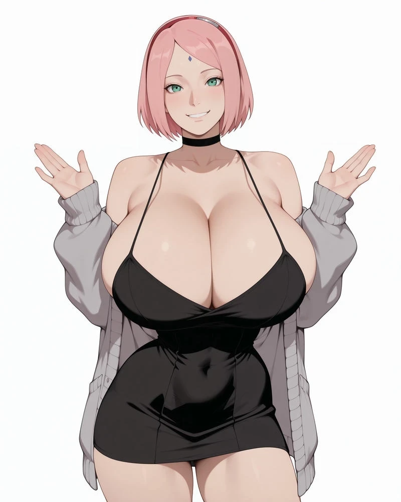 Gái ngon anime Sakura vòng 1 quyến rũ