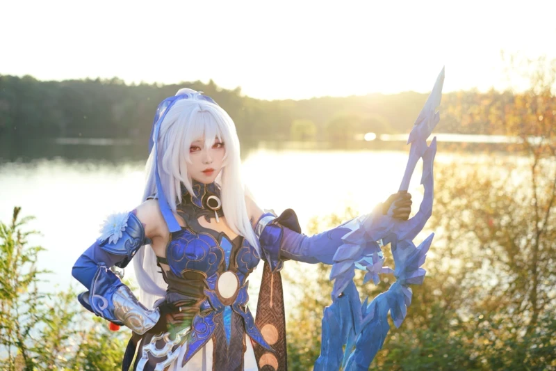 Hình Jingliu cosplay thanh lịch cuốn hút