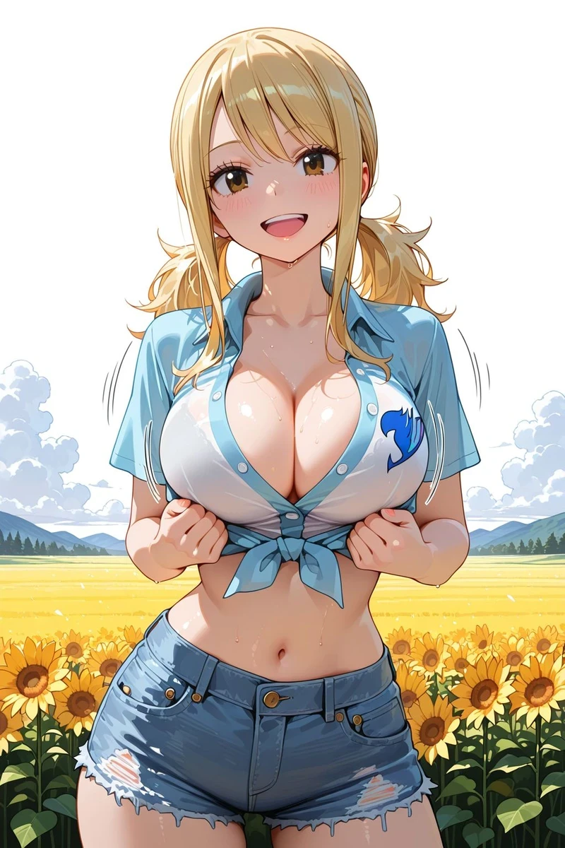 Hình Lucy Fairy Tail cởi truồng nóng bỏng