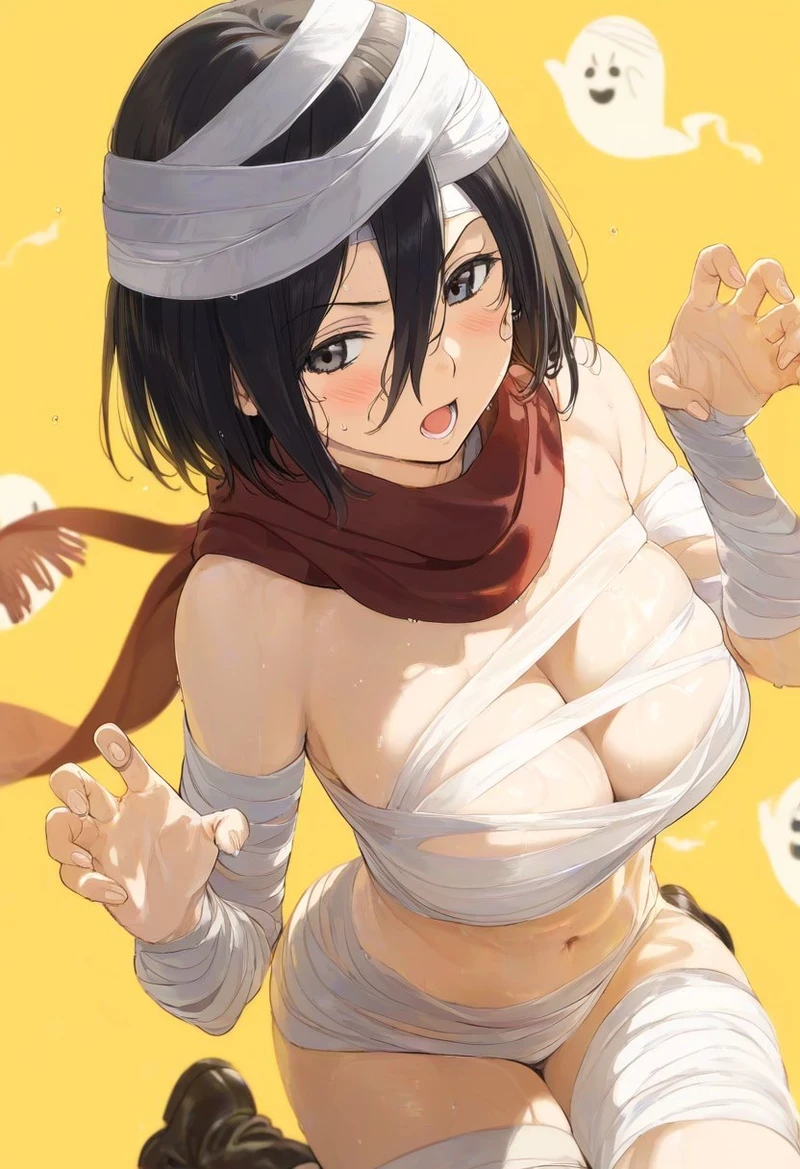 Hình Mikasa hentai ngực căng cực phẩm