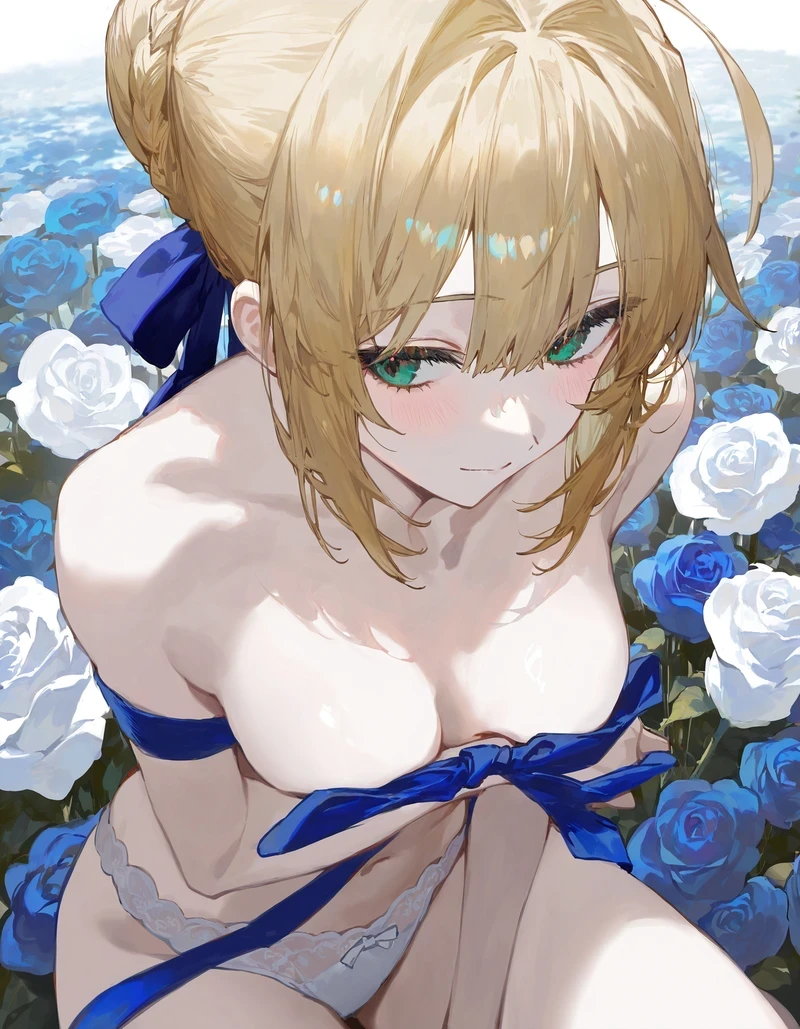 Hình Saber hentai bikini lộ hàng quyến rũ