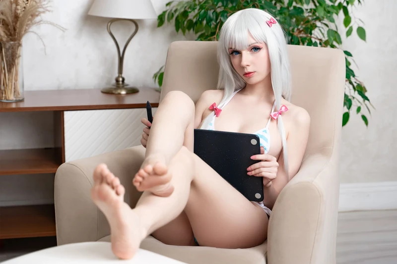 Hình Sagiri Izumi cosplay trong sáng dịu dàng