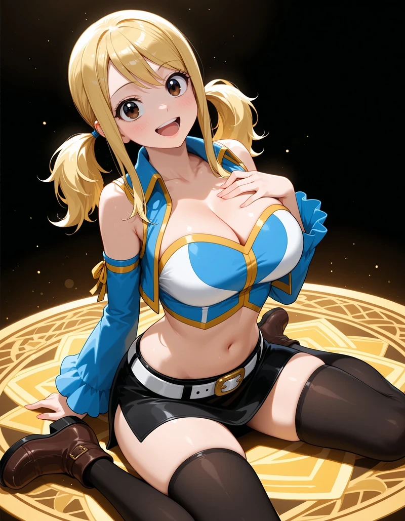 Hình ảnh Lucy Fairy Tail sexy dâm đãng