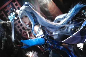 Hình cosplay Jingliu băng giá lộng lẫy
