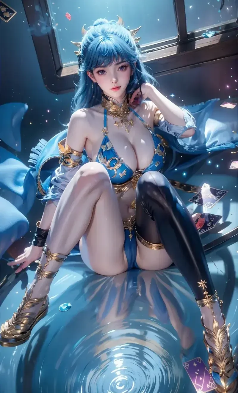 Hình donghua bikini lộ hàng quyến rũ