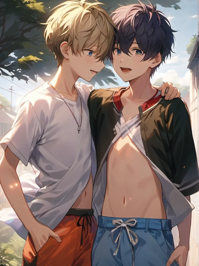 Hình gay hentai khoe thân nóng bỏng full HD