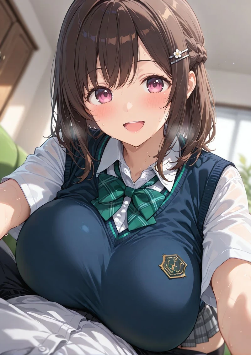 Hình hentai Aibeya khoe vòng ba tròn đầy quyến rũ