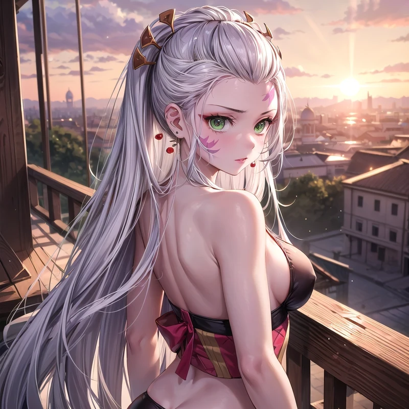 Hình hentai Daki bikini ướt át gợi cảm