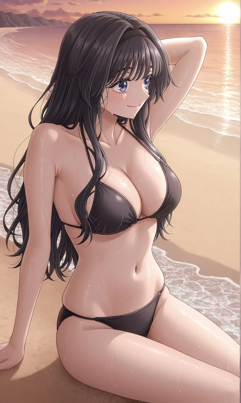 Hình hentai Waguri khoe hàng dâm đãng