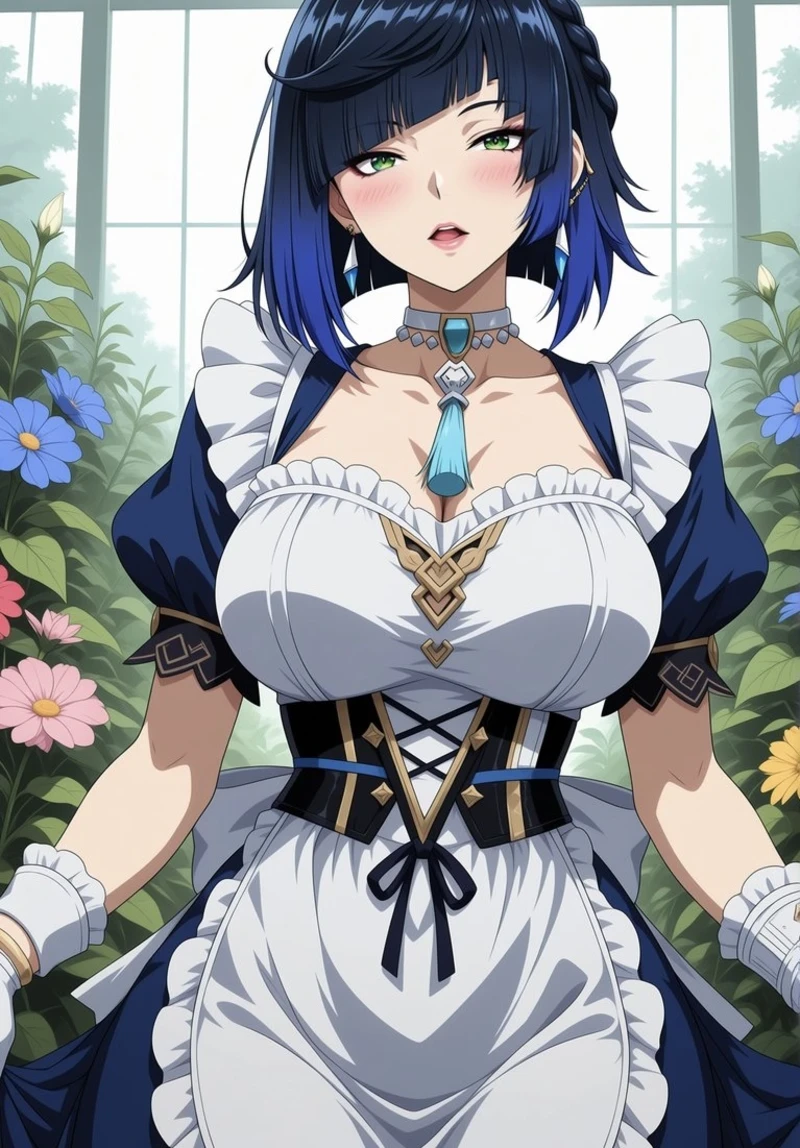 Hình hentai Yelan bikini vẻ đẹp đầy mê hoặc