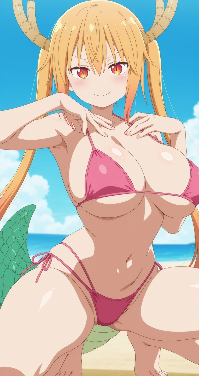 Hình nhân vật Tohru hentai nóng bỏng