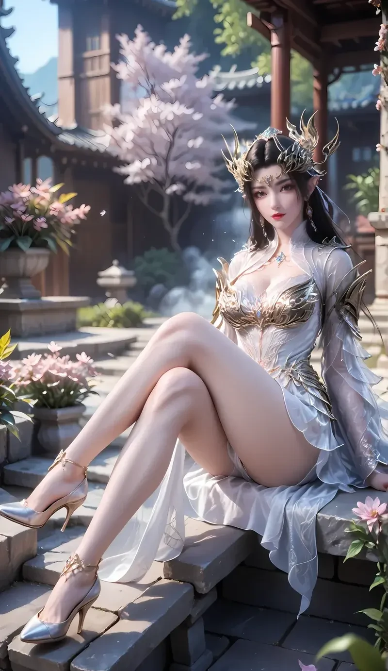 Hình sex 3D Mỹ Đỗ Toa khỏa thân khoe mông đít