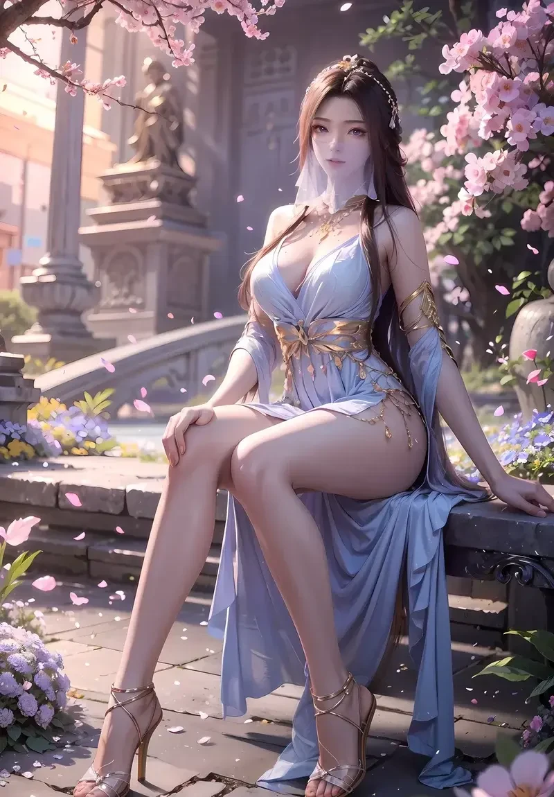 Hình sex 3D Tử Linh lột áo lộ ngực