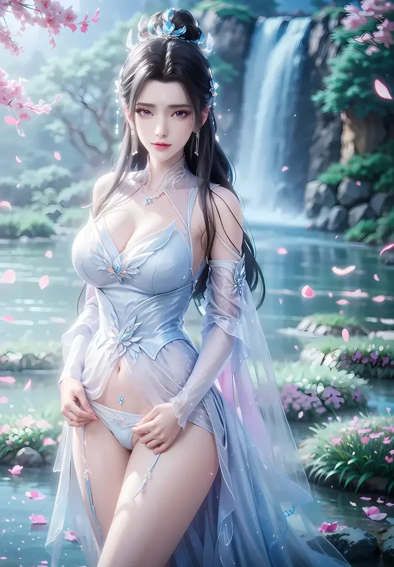 Lục Tuyết Kỳ bikini mỏng manh khoe ngực căng tròn