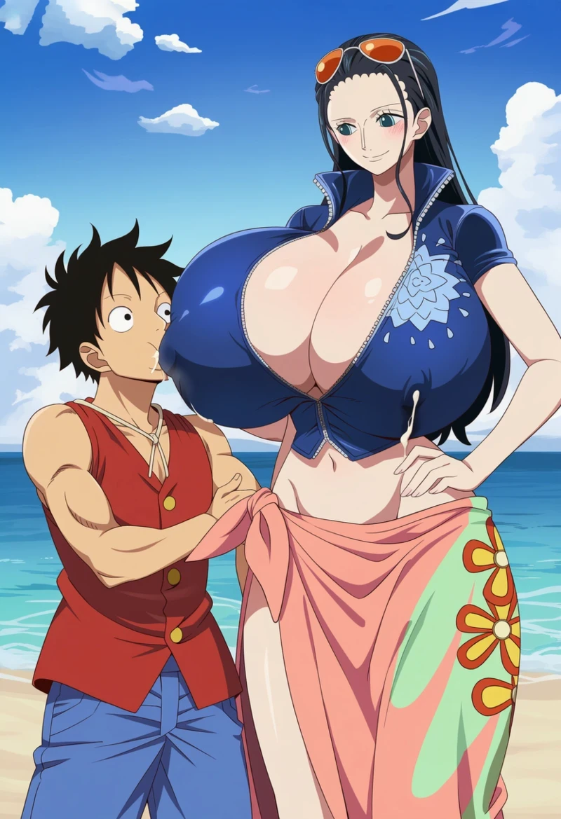 Luffy cởi hết đồ sexy full HD