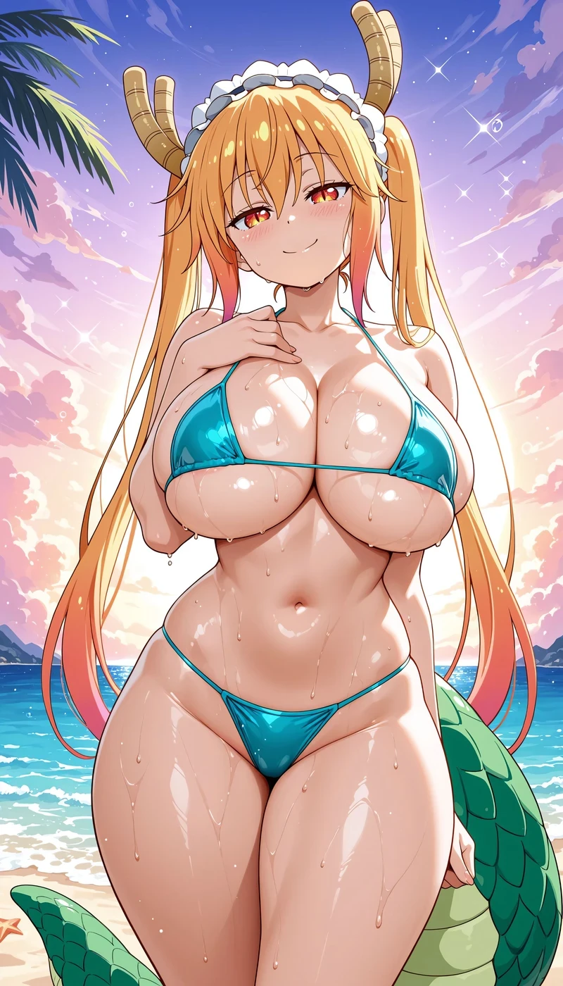 Nhân vật hentai Tohru bikini sexy siêu phẩm