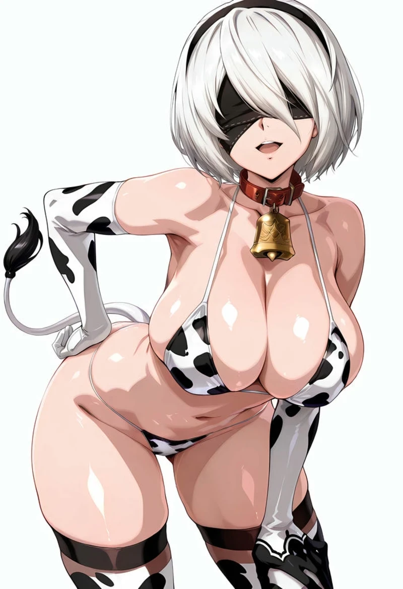 Waifu 2B dáng vẻ cuốn hút nóng bỏng