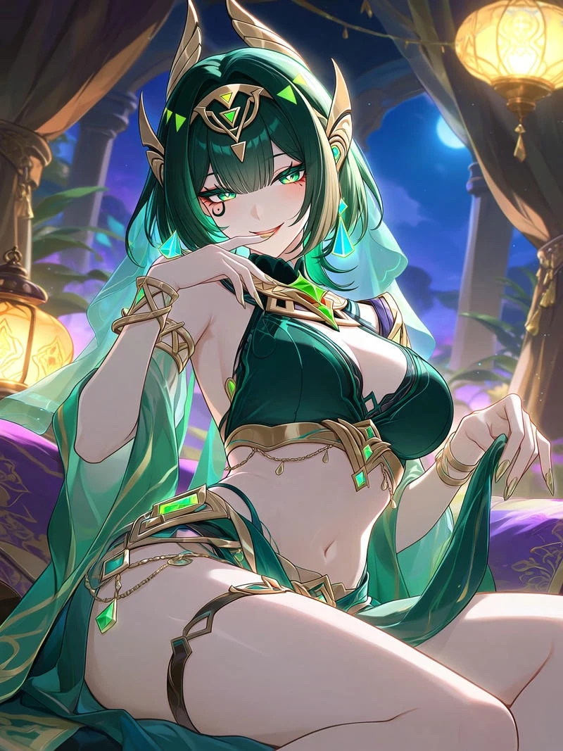 Waifu Genshin thả dáng cực gợi cảm