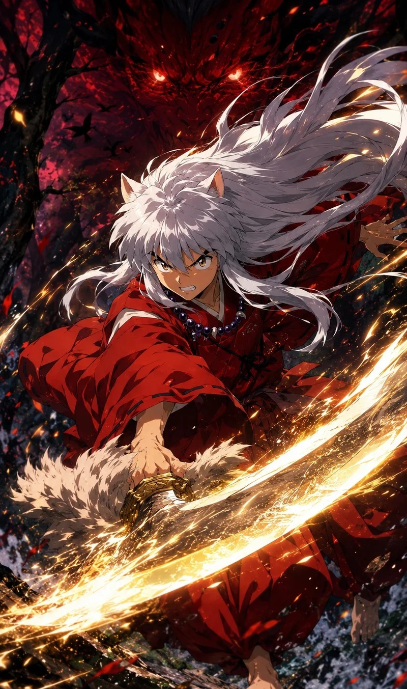 ảnh Inuyasha và Kagome đẹp lãng mạn