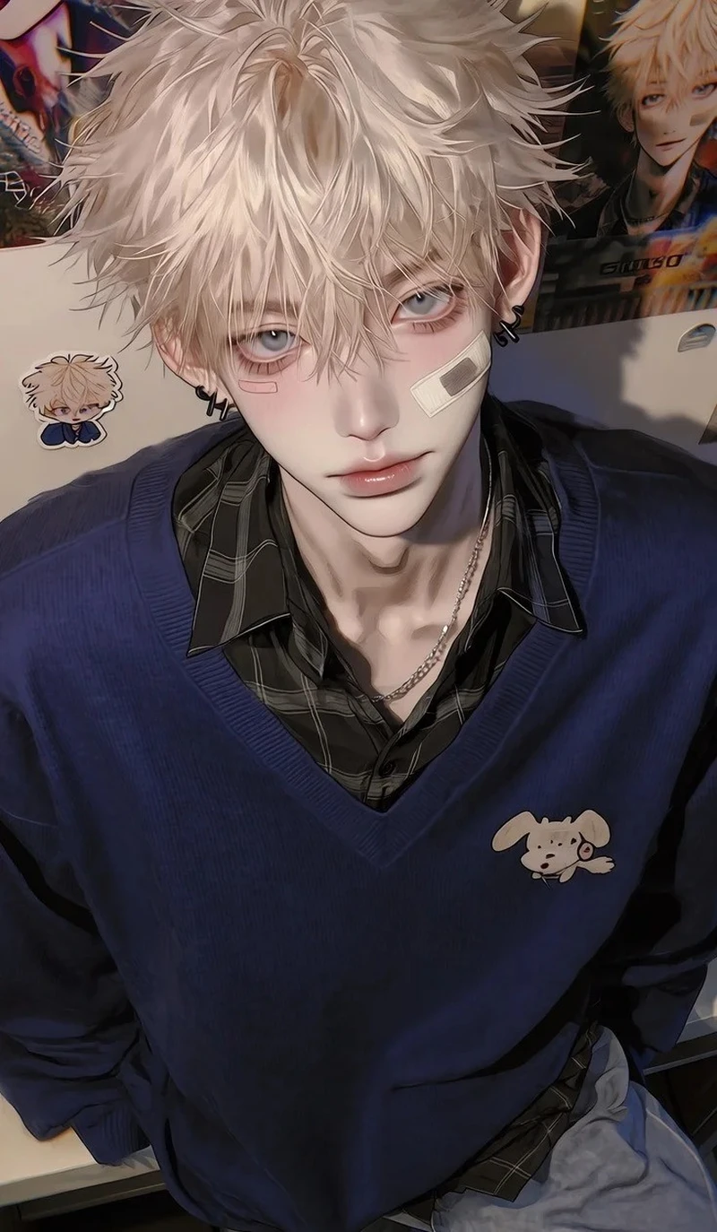 ảnh anime tóc vàng dễ thương và nổi bật