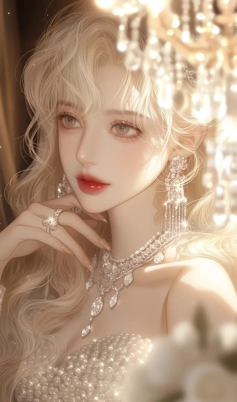 ảnh nhân vật anime tóc vàng dễ thương