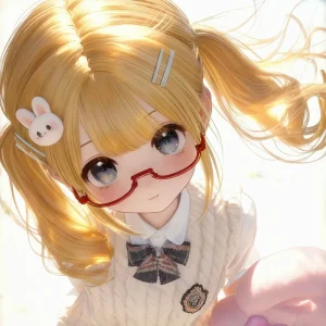 anime tóc vàng đẹp cho người yêu anime