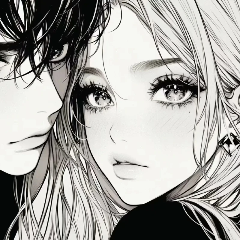 avatar đôi anime cặp đôi tình yêu ngọt ngào