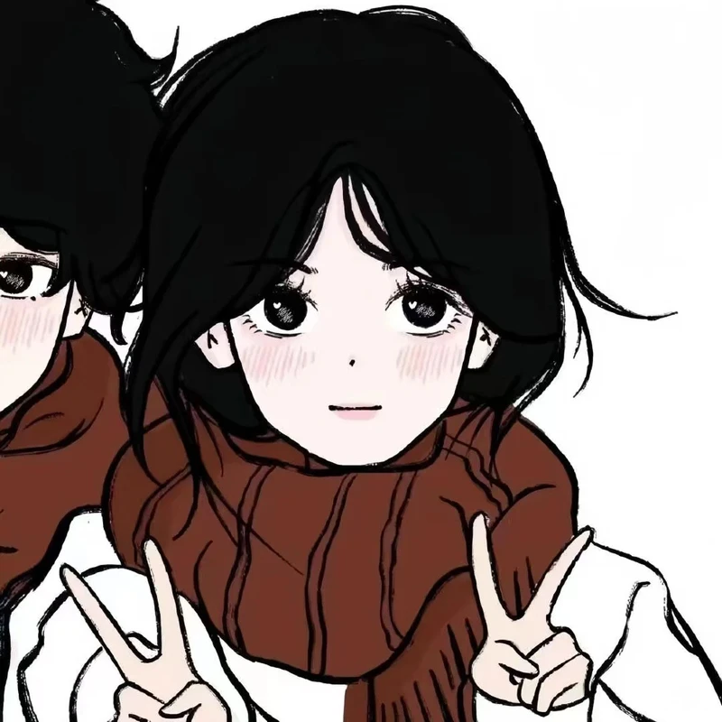 avatar đôi anime cute dành cho hai người