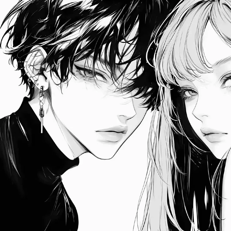 avatar đôi anime dễ thương làm avatar đôi